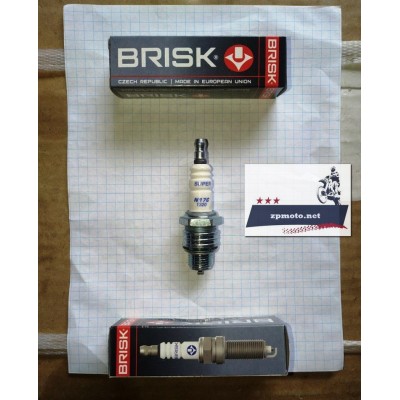 Свеча Brisk N17 1320 (1 шт.) (Оригинал) JAWA 634 638 Днепр (Мт) Урал К-750 (Касик) ИЖ Планета, Юпитер Минск Восход Муравей Карпаты Верховина